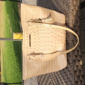 Braham Cream & gold Tote